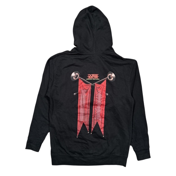 Dorian Electra Fanfare Tour 2024 Dates Black Fleece Hoodie Mens Large - Picture 2 of 8
